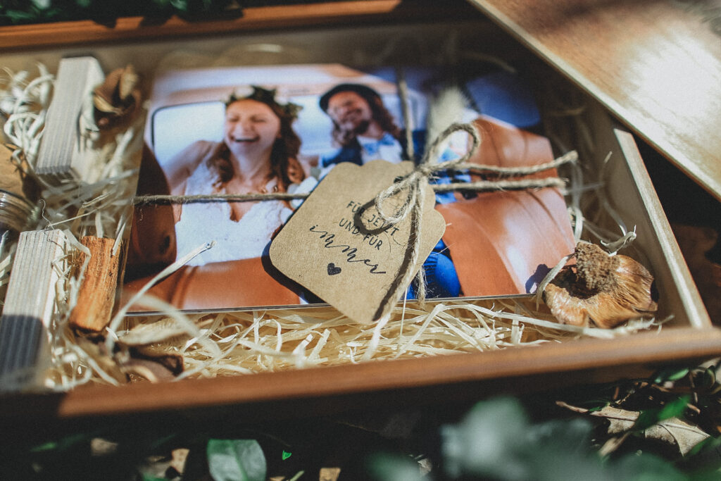 Holzbox für eure Hochzeit